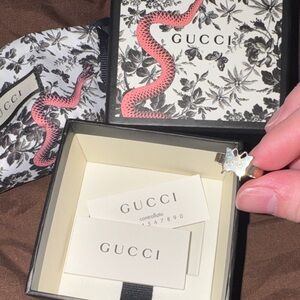 Gucci Silver Butterfly Ring
